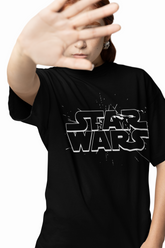 Star Wars Black Oversized T-Shirts